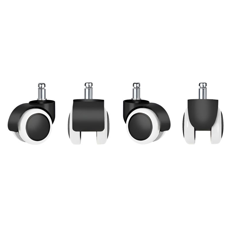 Casa si Gradina - Mobilier - Feronerie si accesorii mobila - Roata, set de 5 buc., negru/alb, KOLIESKO TYP 2 - Infinity.ro