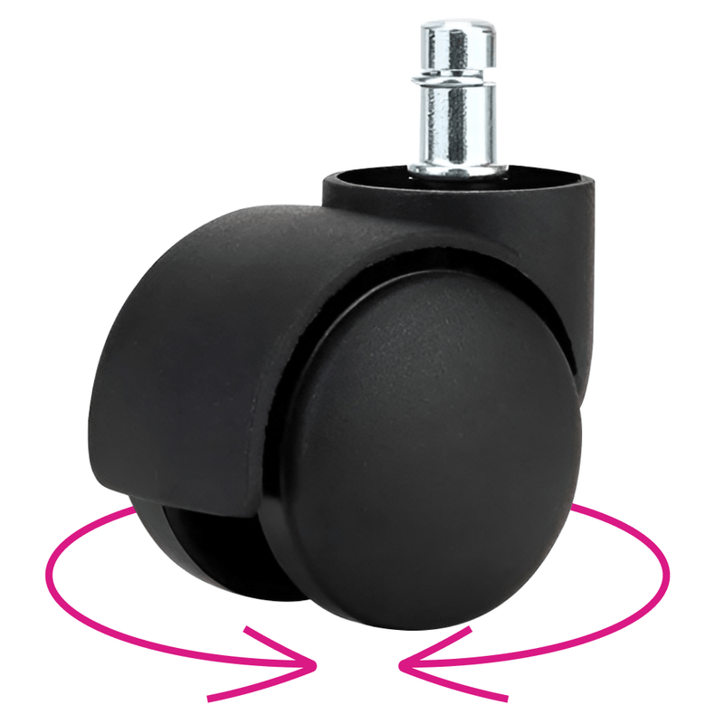 Casa si Gradina - Mobilier - Feronerie si accesorii mobila - Roata, set de 5 buc., neagra, KOLIESKO TYP 1 - Infinity.ro