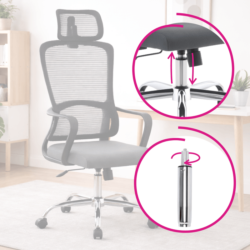 Casa si Gradina - Mobilier - Feronerie si accesorii mobila - Piston cu gaz, crom, lungime 35 cm, 150 kg, PISTON TYP 2 - Infinity.ro