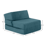 Casa si Gradina - Mobilier - Saltele si somiere - Saltele - Saltea/ fotoliu extensibil, 2in1, petrol, MALEN - Infinity.ro