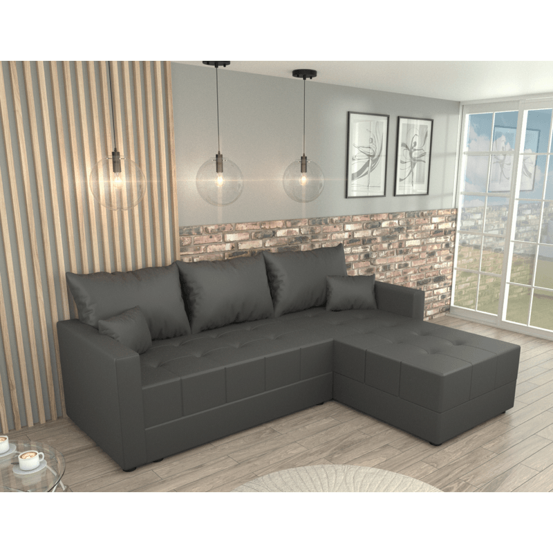 Casa si Gradina - Mobilier - Canapele si coltare - Coltare - Set canapea universala, gri, DUAN ROH - Infinity.ro