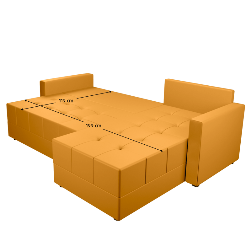 Casa si Gradina - Mobilier - Canapele si coltare - Coltare - Set canapea universala, mustar, DUAN ROH - Infinity.ro