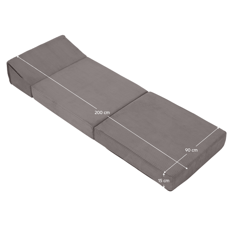 Casa si Gradina - Mobilier - Saltele si somiere - Saltele - Saltea pliabila/fotoliu extensibil, 2in1, gri, MALEN - Infinity.ro