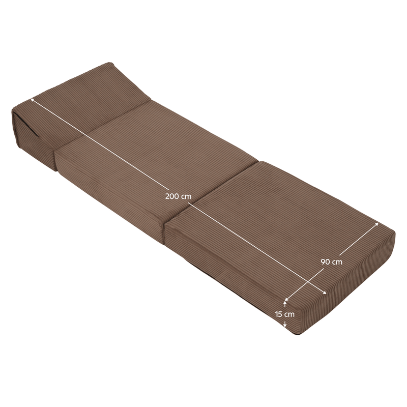 Casa si Gradina - Mobilier - Saltele si somiere - Saltele - Saltea/fotoliu extensibil, 2in1, gri deschis, MALEN - Infinity.ro