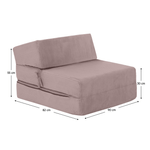 Casa si Gradina - Mobilier - Saltele si somiere - Saltele - Saltea/fotoliu extensibil, 2in1, roz, MALEN - Infinity.ro