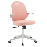 Casa si Gradina - Mobilier - Scaune si fotolii - Scaune - Scaun pivotant, roz/alb, TARIA - Infinity.ro