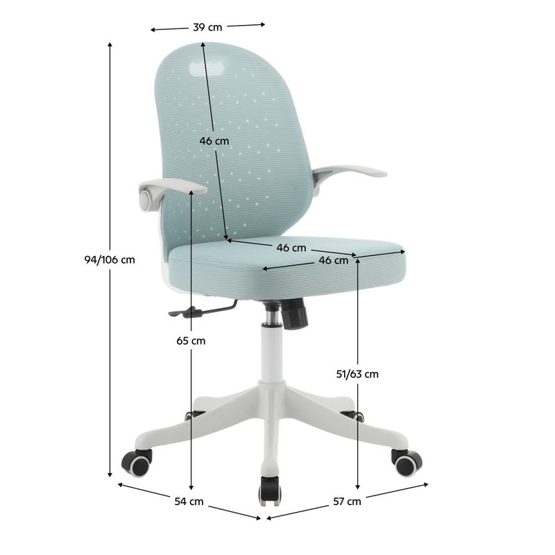 Casa si Gradina - Mobilier - Scaune si fotolii - Scaune - Scaun pivotant, neomint/alb, TARIA - Infinity.ro