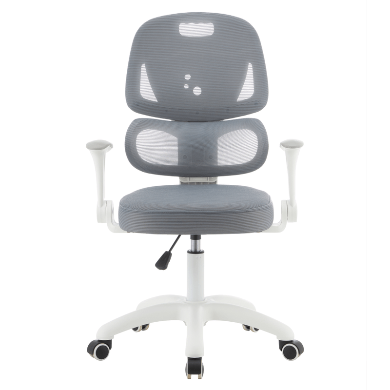 Casa si Gradina - Mobilier - Scaune si fotolii - Scaune - Scaun rotativ, gri/alb, LISTER - Infinity.ro