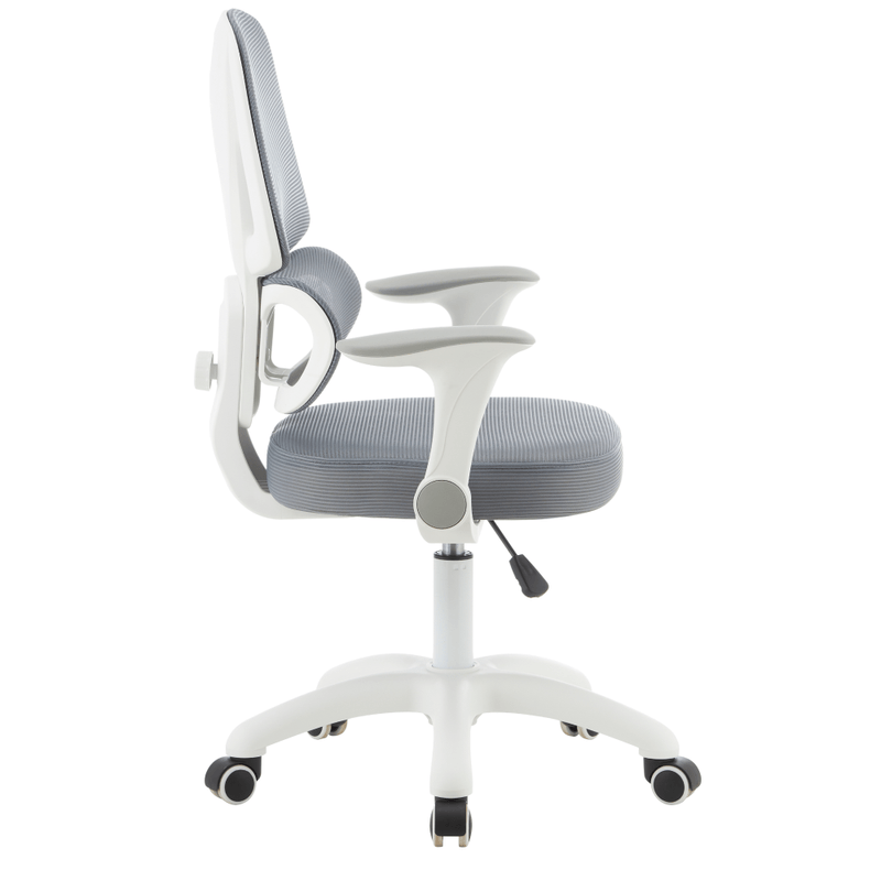 Casa si Gradina - Mobilier - Scaune si fotolii - Scaune - Scaun rotativ, gri/alb, LISTER - Infinity.ro