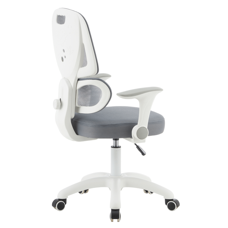 Casa si Gradina - Mobilier - Scaune si fotolii - Scaune - Scaun rotativ, gri/alb, LISTER - Infinity.ro