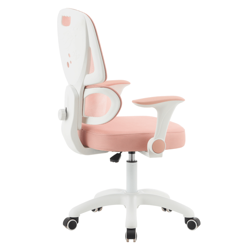 Casa si Gradina - Mobilier - Scaune si fotolii - Scaune - Scaun rotativ, roz/alb, LISTER - Infinity.ro