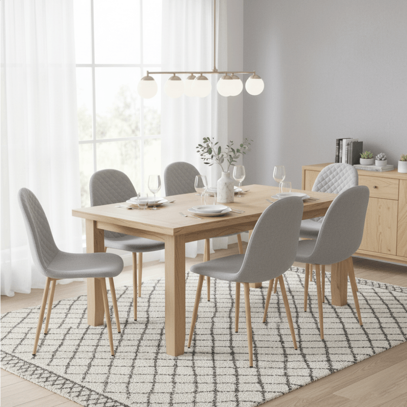 Casa si Gradina - Mobilier - Scaune si fotolii - Scaune - Scaun, gri deschis/fag, LEGA 2 NEW - Infinity.ro