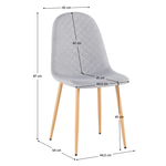 Casa si Gradina - Mobilier - Scaune si fotolii - Scaune - Scaun, gri deschis/fag, LEGA 2 NEW - Infinity.ro