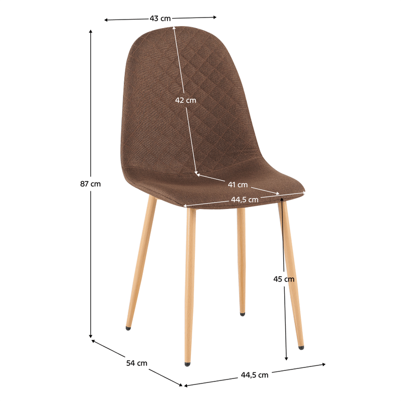 Casa si Gradina - Mobilier - Scaune si fotolii - Scaune - Scaun, maro inchis/fag, LEGA 2 NEW - Infinity.ro
