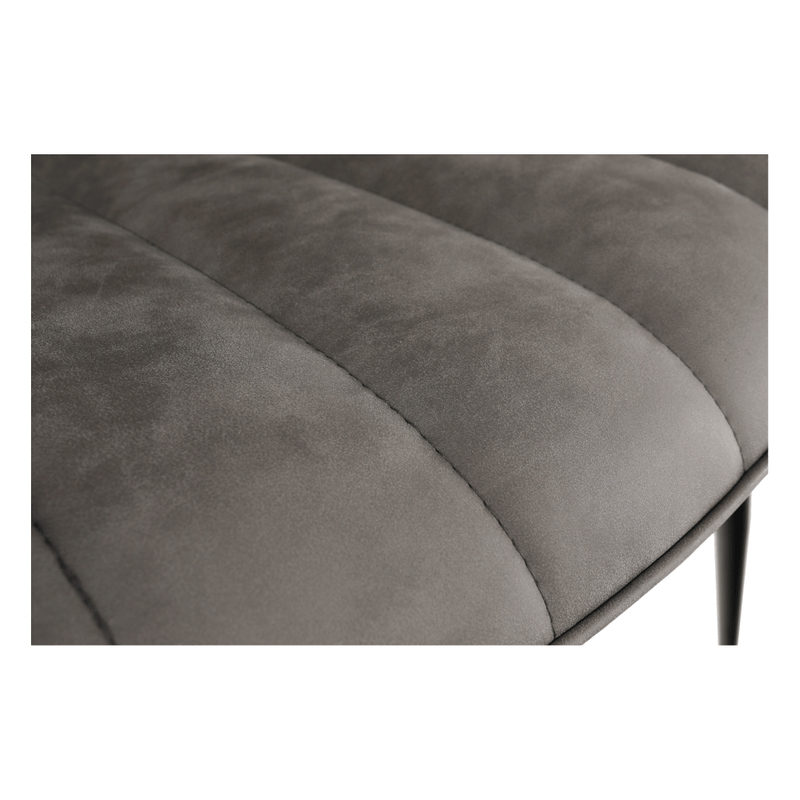 Casa si Gradina - Mobilier - Scaune si fotolii - Scaune - Scaun, piele ecologica gri deschis/negru, HAZAL - Infinity.ro