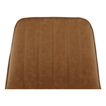 Casa si Gradina - Mobilier - Scaune si fotolii - Scaune - Scaun, piele ecologica maro camel/negru, HAZAL - Infinity.ro