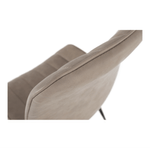 Casa si Gradina - Mobilier - Scaune si fotolii - Scaune - Scaun, piele ecologica gri maroniu taupe/negru, HAZAL - Infinity.ro