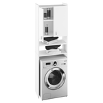 Casa si Gradina - Mobilier - Mobilier baie - Corpuri baie - Dulap deasupra masinii de spalat, alb, NATALI NEW - Infinity.ro