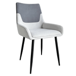 Casa si Gradina - Mobilier - Scaune si fotolii - Scaune - Scaun de sufragerie, gri inchis/gri deschis/negru, ADRINA - Infinity.ro
