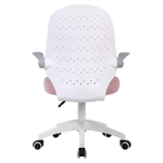 Casa si Gradina - Mobilier - Scaune si fotolii - Scaune - Fotoliu de birou, roz/alb, PASTURA - Infinity.ro