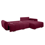 Casa si Gradina - Mobilier - Canapele si coltare - Coltare - Set canapea universala, material Monolith burgundy, LONGA ROH - Infinity.ro