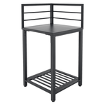 Casa si Gradina - Gradina si terasa - Mobilier exterior - Mese gradina - Insula de bucatarie de gradina de colt, metal, gri, TANITA TYP 1 - Infinity.ro