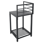 Casa si Gradina - Gradina si terasa - Mobilier exterior - Mese gradina - Insula de bucatarie de gradina de colt, metal, gri, TANITA TYP 1 - Infinity.ro