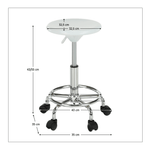 Casa si Gradina - Mobilier - Scaune si fotolii - Tabureti - Scaun, alb/crom, MABEL 4 NEW - Infinity.ro