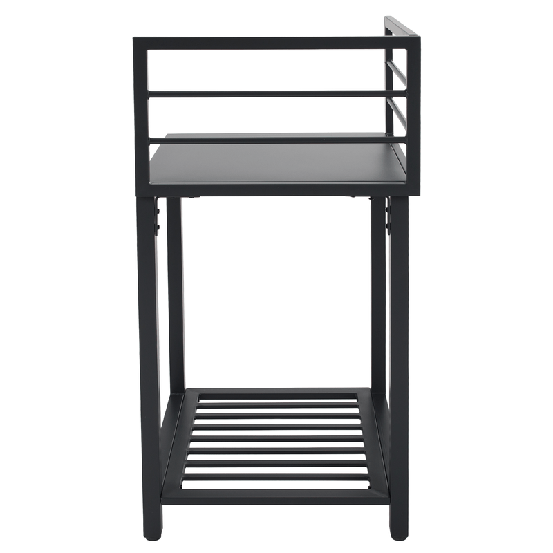 Casa si Gradina - Gradina si terasa - Mobilier exterior - Mese gradina - Insula de bucatarie de gradina de colt, metal, gri, TANITA TYP 1 - Infinity.ro