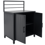 Casa si Gradina - Gradina si terasa - Mobilier exterior - Dulapuri si lazi depozitare exterior - Dulap de bucatarie pentru gradina, otel, gri, TANITA TYP 4 - Infinity.ro