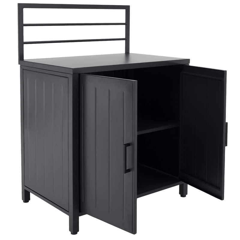 Casa si Gradina - Gradina si terasa - Mobilier exterior - Dulapuri si lazi depozitare exterior - Dulap de bucatarie pentru gradina, otel, gri, TANITA TYP 4 - Infinity.ro