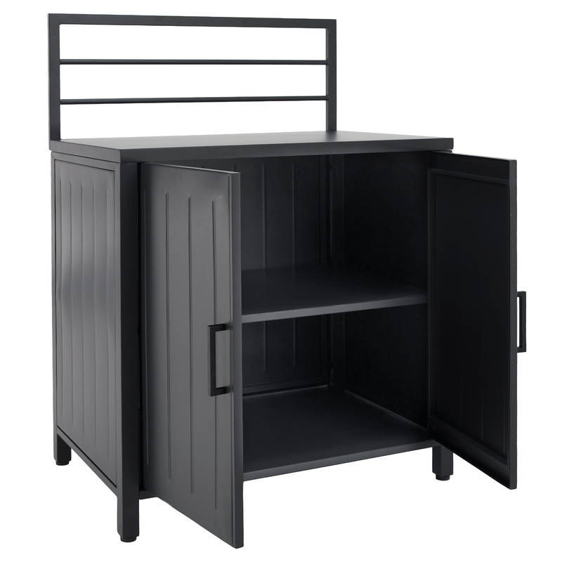 Casa si Gradina - Gradina si terasa - Mobilier exterior - Dulapuri si lazi depozitare exterior - Dulap de bucatarie pentru gradina, otel, gri, TANITA TYP 4 - Infinity.ro
