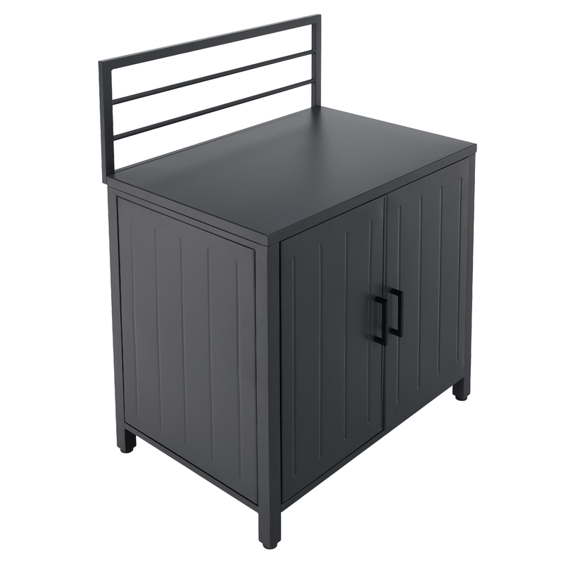 Casa si Gradina - Gradina si terasa - Mobilier exterior - Dulapuri si lazi depozitare exterior - Dulap de bucatarie pentru gradina, otel, gri, TANITA TYP 4 - Infinity.ro