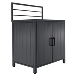 Casa si Gradina - Gradina si terasa - Mobilier exterior - Dulapuri si lazi depozitare exterior - Dulap de bucatarie pentru gradina, otel, gri, TANITA TYP 4 - Infinity.ro