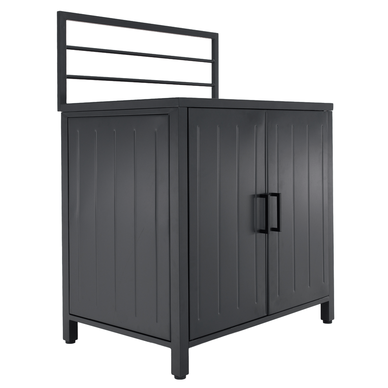 Casa si Gradina - Gradina si terasa - Mobilier exterior - Dulapuri si lazi depozitare exterior - Dulap de bucatarie pentru gradina, otel, gri, TANITA TYP 4 - Infinity.ro