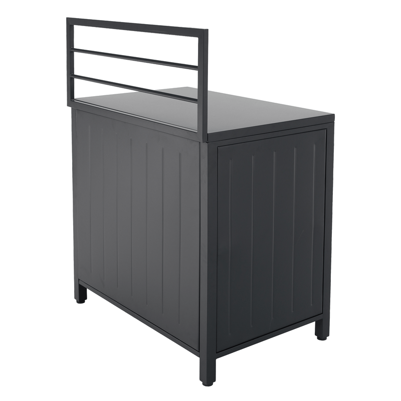 Casa si Gradina - Gradina si terasa - Mobilier exterior - Dulapuri si lazi depozitare exterior - Dulap de bucatarie pentru gradina, otel, gri, TANITA TYP 4 - Infinity.ro