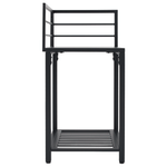 Casa si Gradina - Gradina si terasa - Mobilier exterior - Mese gradina - Insula de bucatarie de gradina de colt, metal, gri, TANITA TYP 1 - Infinity.ro