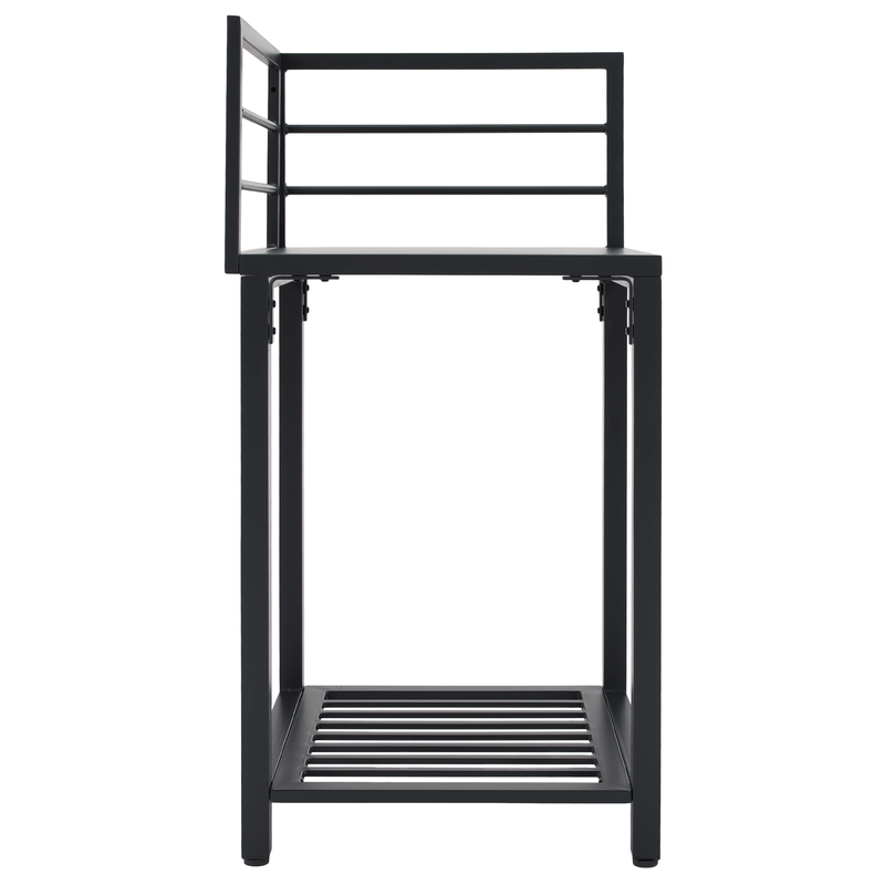 Casa si Gradina - Gradina si terasa - Mobilier exterior - Mese gradina - Insula de bucatarie de gradina de colt, metal, gri, TANITA TYP 1 - Infinity.ro