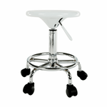 Casa si Gradina - Mobilier - Scaune si fotolii - Tabureti - Scaun, alb/crom, MABEL 4 NEW - Infinity.ro