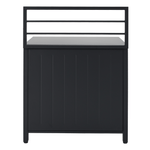 Casa si Gradina - Gradina si terasa - Mobilier exterior - Dulapuri si lazi depozitare exterior - Dulap de bucatarie pentru gradina, otel, gri, TANITA TYP 4 - Infinity.ro