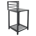 Casa si Gradina - Gradina si terasa - Mobilier exterior - Mese gradina - Insula de bucatarie de gradina de colt, metal, gri, TANITA TYP 1 - Infinity.ro