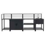 Casa si Gradina - Gradina si terasa - Mobilier exterior - Seturi mobila gradina - Mobilier de bucatarie de gradina cu 4 piese si chiuveta, otel, gri, TANITA - Infinity.ro