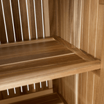 Casa si Gradina - Gradina si terasa - Mobilier exterior - Seturi mobila gradina - Mobilier de bucatarie pentru gradina din 3 piese cu chiuveta, lemn de salcam, natural, ALIENA - Infinity.ro