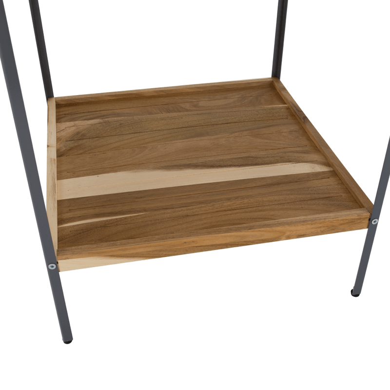 Casa si Gradina - Gradina si terasa - Mobilier exterior - Mese gradina - Insula de bucatarie pentru gradina cu chiuveta, lemn de salcam, naturala/gri, FLAVIA TYP 3 - Infinity.ro
