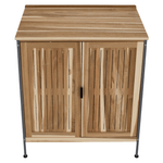 Casa si Gradina - Gradina si terasa - Mobilier exterior - Dulapuri si lazi depozitare exterior - Dulapior de bucatarie pentru gradina, lemn de salcam, natural, ALIENA TYP 2 - Infinity.ro