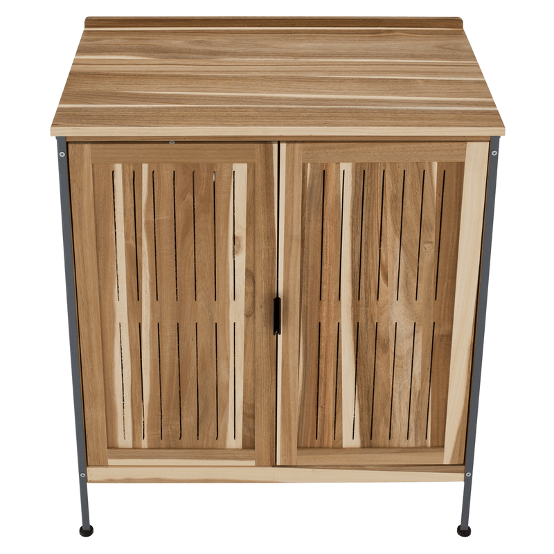 Casa si Gradina - Gradina si terasa - Mobilier exterior - Dulapuri si lazi depozitare exterior - Dulapior de bucatarie pentru gradina, lemn de salcam, natural, ALIENA TYP 2 - Infinity.ro