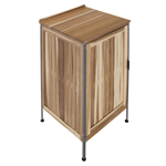 Casa si Gradina - Gradina si terasa - Mobilier exterior - Dulapuri si lazi depozitare exterior - Dulapior de bucatarie pentru gradina, lemn de salcam, natural, ALIENA TYP 3 - Infinity.ro