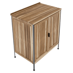 Casa si Gradina - Gradina si terasa - Mobilier exterior - Dulapuri si lazi depozitare exterior - Dulapior de bucatarie pentru gradina, lemn de salcam, natural, ALIENA TYP 2 - Infinity.ro