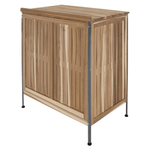 Casa si Gradina - Gradina si terasa - Mobilier exterior - Dulapuri si lazi depozitare exterior - Dulapior de bucatarie pentru gradina, lemn de salcam, natural, ALIENA TYP 2 - Infinity.ro