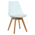 Casa si Gradina - Mobilier - Scaune si fotolii - Scaune - Scaun, verde transparent, acrilic/piele ecologica/fag, BALI 3 NEW - Infinity.ro